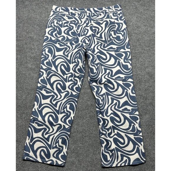 Rue21 Jeans Womens Plus 3X Blue Denim Skate Straight Leg Stretch High Rise New - Picture 4 of 12